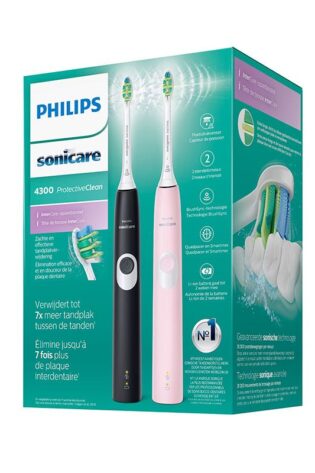 Cepillo dientes PHILIPS HX6800/35 pack de 2 rosa y negro Belleza y Salud Ofertas Outlet