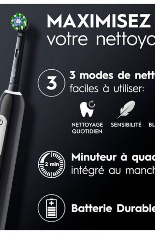 Cepillo de dientes ORAL-B Pro 1 negro Belleza y Salud Ofertas Outlet