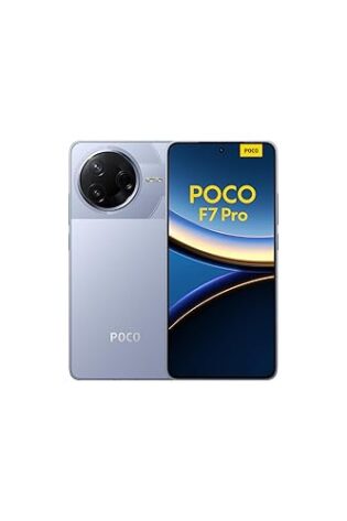 XIAOMI POCO F7 Pro - Smartphone de 12+256GB, Cámara Dual de 50 MP con OIS, Pantalla de 6,67" 2K Flow AMOLED 120 Hz, Snapdragon 8 Gen 3, Hypercharge 90W, Cargador no Incluido, Azul (Versión ES)