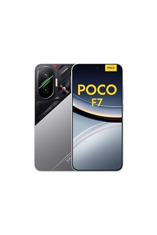 XIAOMI POCO F7 - Smartphone de 12+256GB, Cámara Sony de 50 MP con OIS, Pantalla AMOLED de 6,83'' 1.5K a 120Hz, Snapdragon 8s Gen 4, Hypercharge 90W, Cargador no Incluido, Plata (Versión ES)