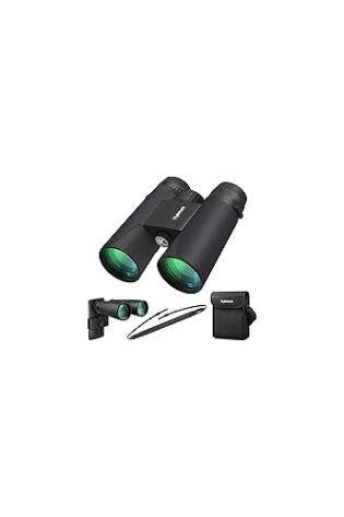 Hontry Prismaticos para Adultos y Niños, Compacto Prismáticos 10x25 para Observación de Aves, Teatro y Conciertos, Caza y Juegos Deportivos