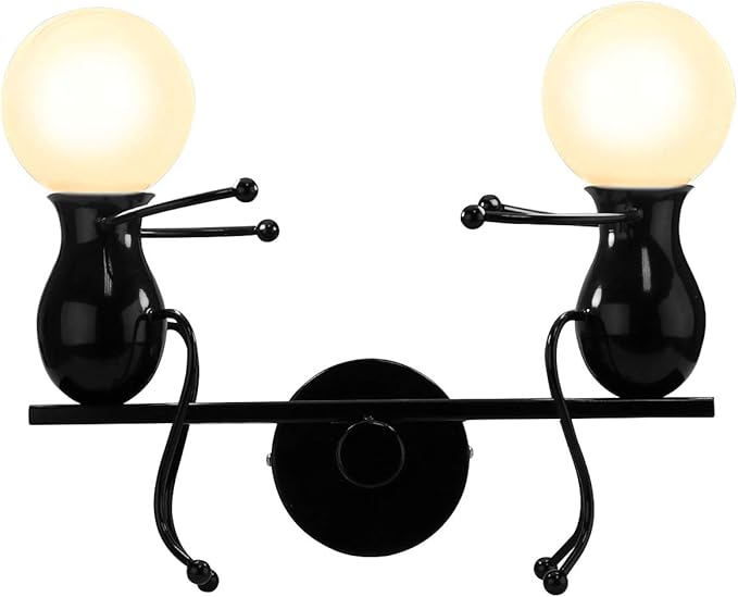 KAWELL Humanoide Creativo Lámpara de Pared Moderno Otros Ofertas Outlet KAWELL Humanoide Creativo Lámpara de Pared Moderno