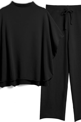 Conjunto de dos piezas para mujer, camiseta con