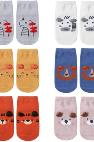 FedMois Calcetines Antideslizantes de Algodón para