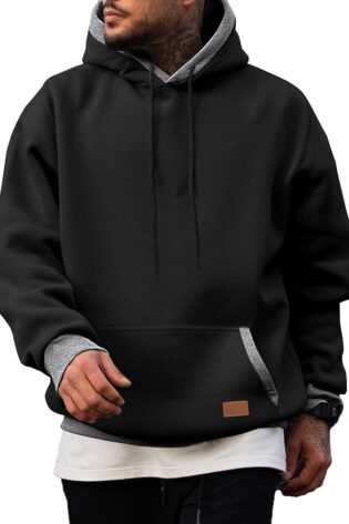 JMIERR Sudaderas con capucha de algodón para ho...