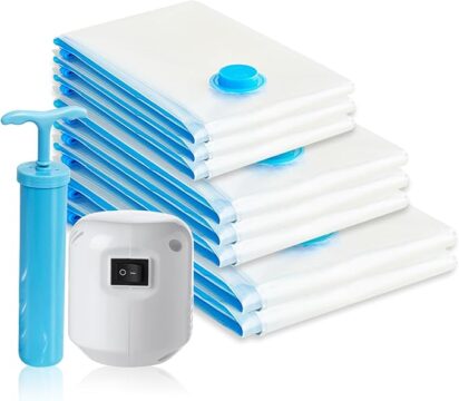 Bolsas de Vacío Geoyien por solo 29,99€ – Kit 8 Piezas con Bomba Eléctrica 2025