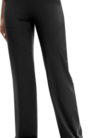 VOOVEEYA Pantalones de yoga para mujer con bols...