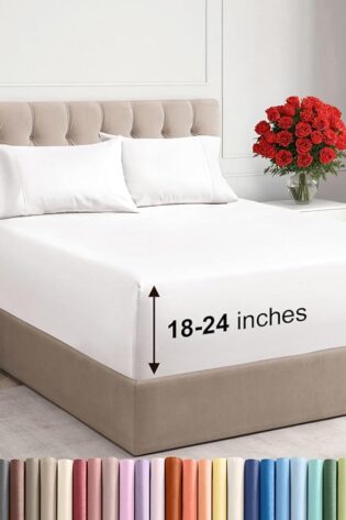 Juego de sábanas de 4 piezas para colchones