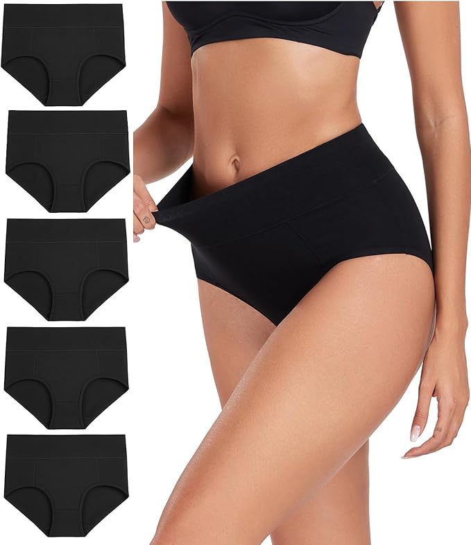 wirarpa – Calzones de algodón con cintura alta Otros Ofertas Outlet wirarpa - Calzones de algodón con cintura alta