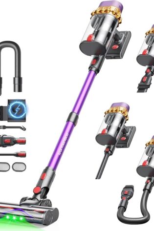 Ivormentico V10 EVO Aspiradora sin Cable, 55Kpa/60