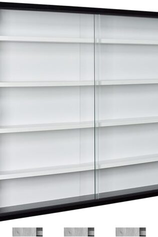 Vitrina Colección Inter Link Negro 80x60cm