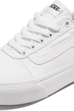 Vans Ward Platform Zapatillas Mujer Blanco Canvas