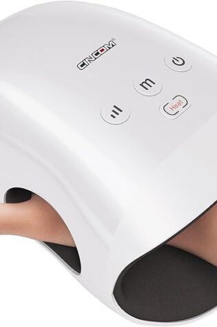 CINCOM - Masajeador de manos inalámbrico con calor
