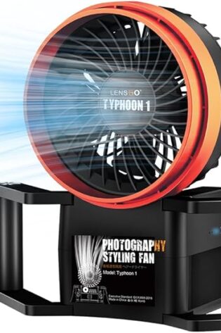Ventilador portátil para fotografía, efecto de vie