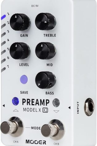 MOOER Pedal de preamplificador digital de efect...