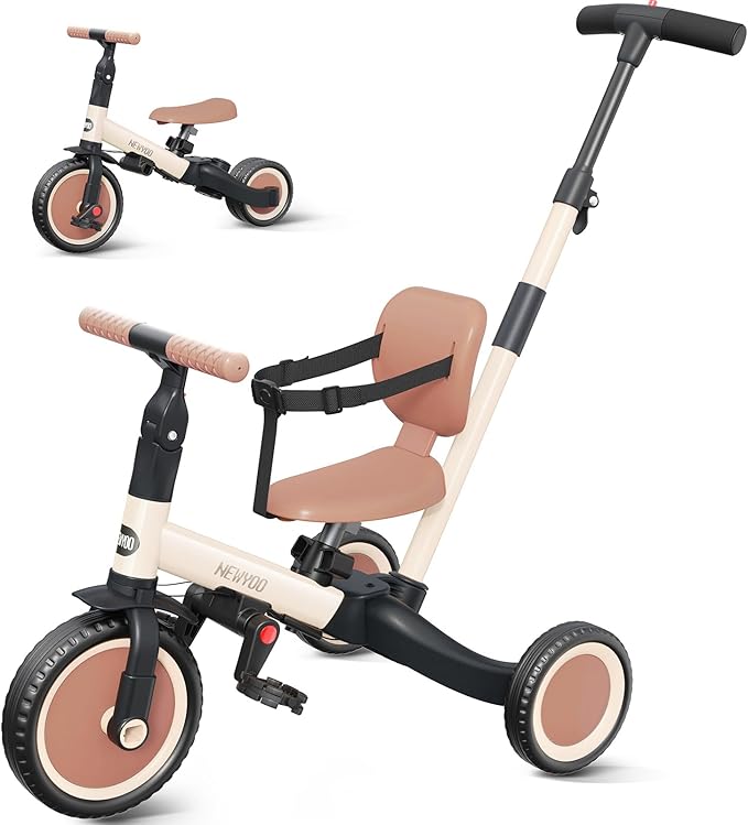 newyoo Triciclo para niños pequeños con mango de Otros Ofertas Outlet newyoo Triciclo para niños pequeños con mango de