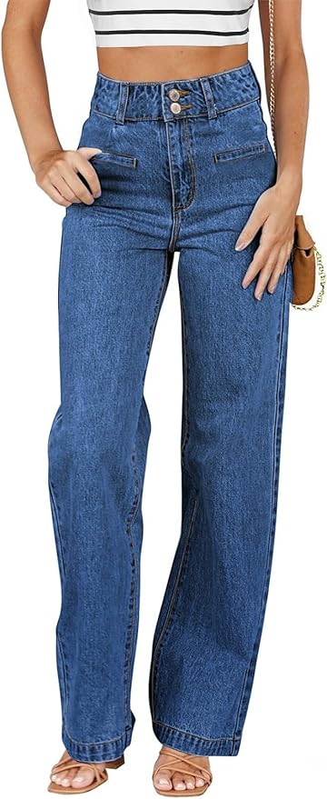 Sidefeel – – Jeans de mujer de cintura Otros Ofertas Outlet Sidefeel - - Jeans de mujer de cintura