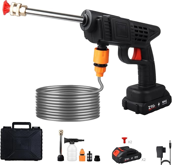 WoskjXas Lavadora Alta Presión Portatil, 21V Hi… Otros Ofertas Outlet WoskjXas Lavadora Alta Presión Portatil, 21V Hi...