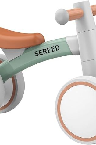 SEREED Bicicleta de equilibrio con 4 ruedas para