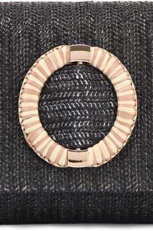 BWBIKE Bolso de Mano Tejido de Rrafia para