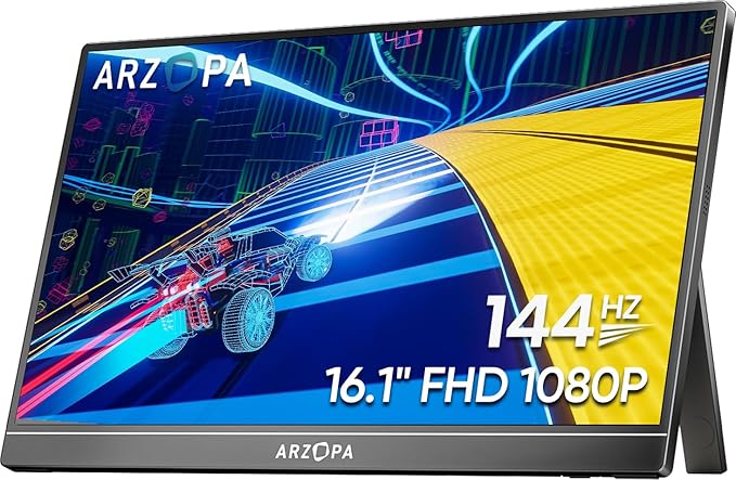ARZOPA Monitor portátil para juegos de 16.1 pul… Otros Ofertas Outlet ARZOPA Monitor portátil para juegos de 16.1 pul...
