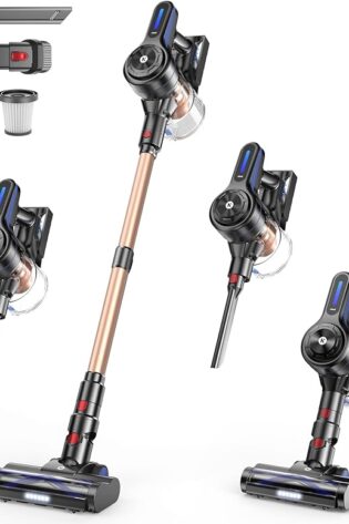 NADALY Aspiradora inalámbrica, potente aspirado...