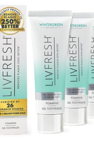LIVFRESH Gel de pasta de dientes, clínicamente ...