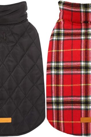 Kuoser - Abrigo impermeable de invierno para pe...