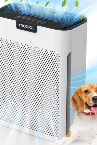 MOOKA - Purificadores de aire, grande, 2000 pies