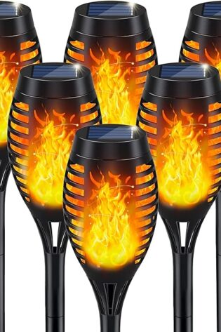 IkeeRuic Luces solares al aire libre, antorcha ...