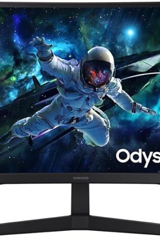 SAMSUNG Odyssey G55C Curved Gaming Monitor 32", QH