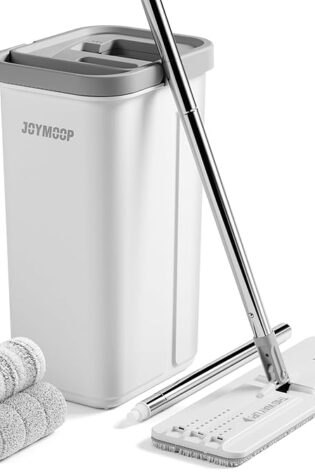 JOYMOOP Trapeador y cubo con juego de escurridor,