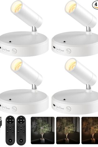 EZVALO Focos para interiores, focos recargables...