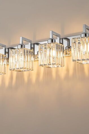 Moderna lámpara de cristal para pared/tocador d...