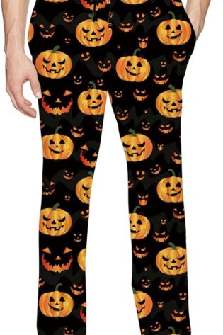 TUONROAD Pijama de Navidad para hombre, diseño 3D,