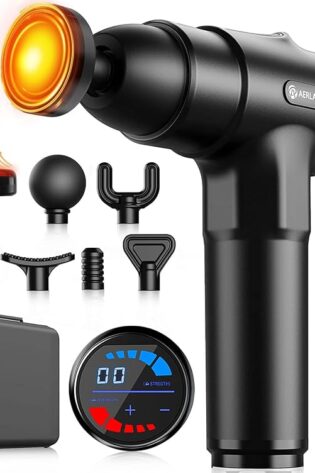 AERLANG Pistola de masaje con calor de tejido