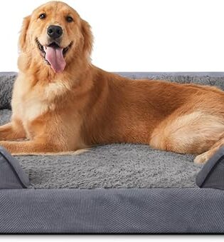 INVENHO Camas ortopédicas para perros de gran t...