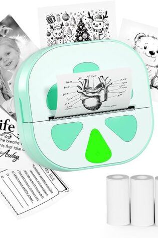 Impresora de calcomanías, mini impresora de cáp...