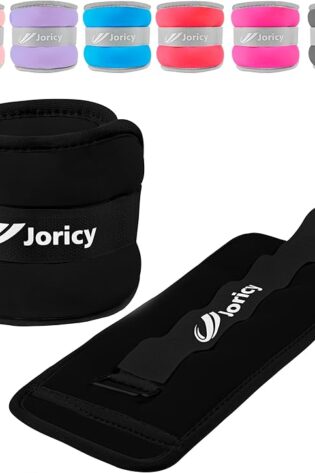JORICY Pesas Tobillos 1-10kg Ajustables