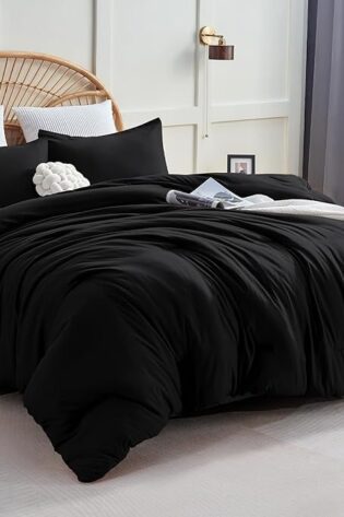 CozyLux - Juego de edredón de 3 piezas