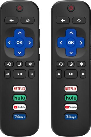 Paquete de 2 controles remotos de repuesto solo