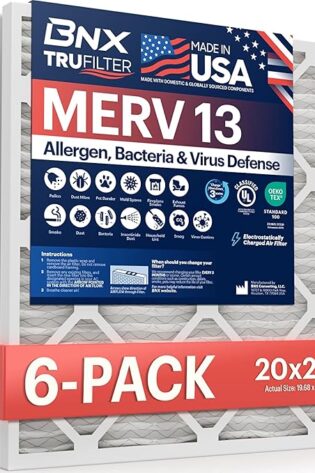 BNX MERV 13 - Filtro de aire plisado