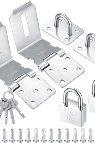 Cerradura de Seguridad Puerta con Candado, Acer...