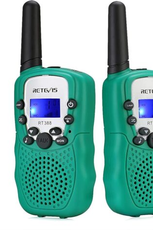 Retevis RT388 Walkie Talkie Niños Verde 8 Canales
