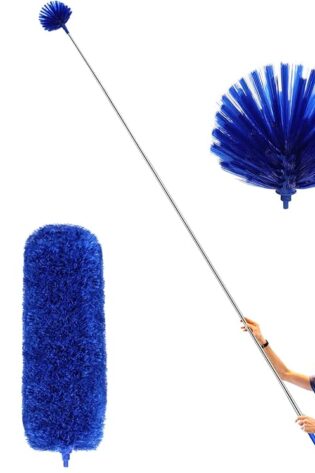 Plumero de telaraña con poste de extensión, kit