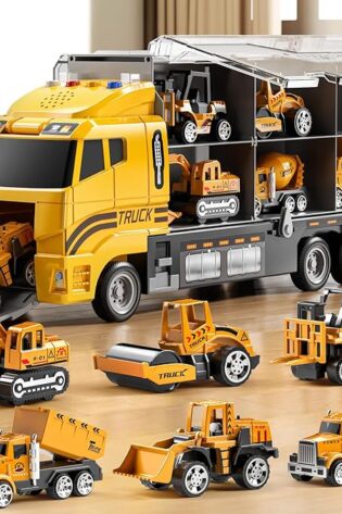 Conjunto de camión de construcción para niños p...