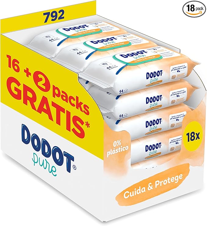 Toallitas Dodot Pure por solo 29,99€ - Pack 792 Unidades 2025 1 Toallitas Dodot Pure por solo 29,99€ - Pack 792 Unidades 2025