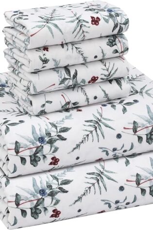 RUVANTI Juego de sábanas de franela de 6