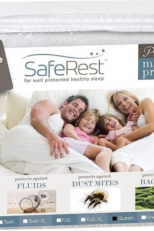 Protector de colchón impermeable hipoalergénico...