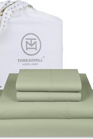 Threadmill Juego de sábanas de tamaño queen de